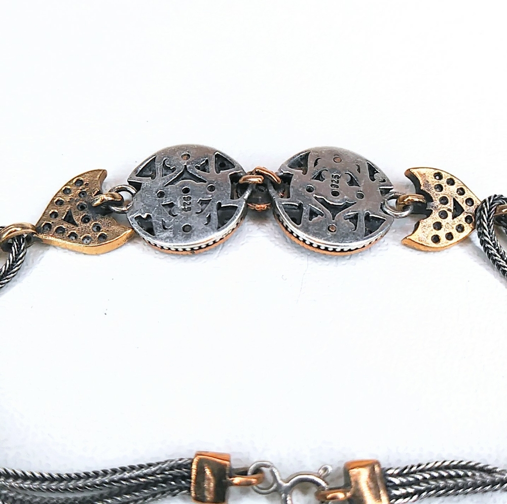 Bollywood Style Tennis Bracelet S925 - Picture 3 of 6